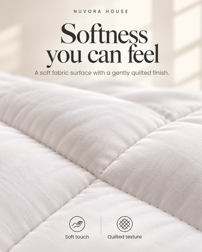 Nuvora House Quilted Mattress Topper