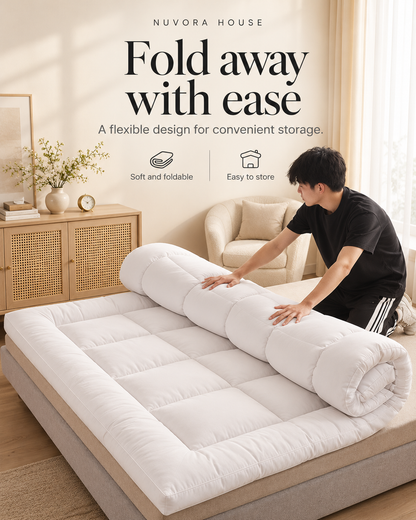 Nuvora House Quilted Mattress Topper